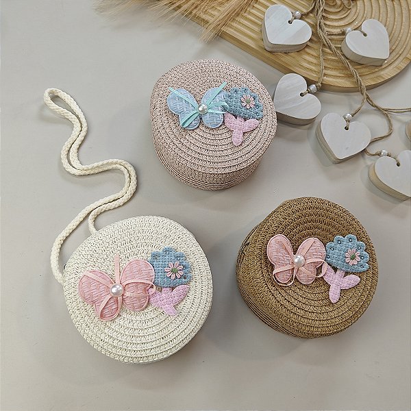 Bolsa Palha Borboleta