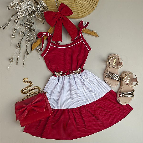 Vestido Três Marias de Natal 02 ao 08