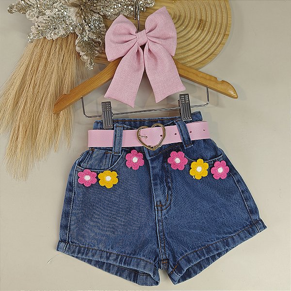 Short Jeans Flores 04 ao 12