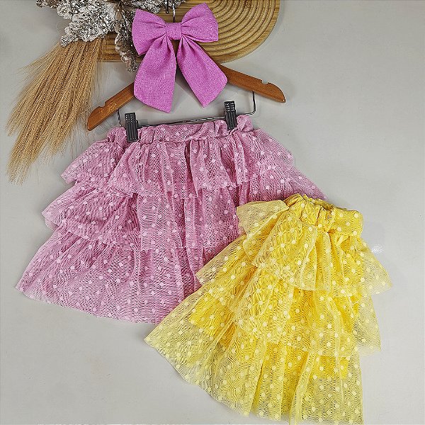 Saia de Tule 04 ao 12