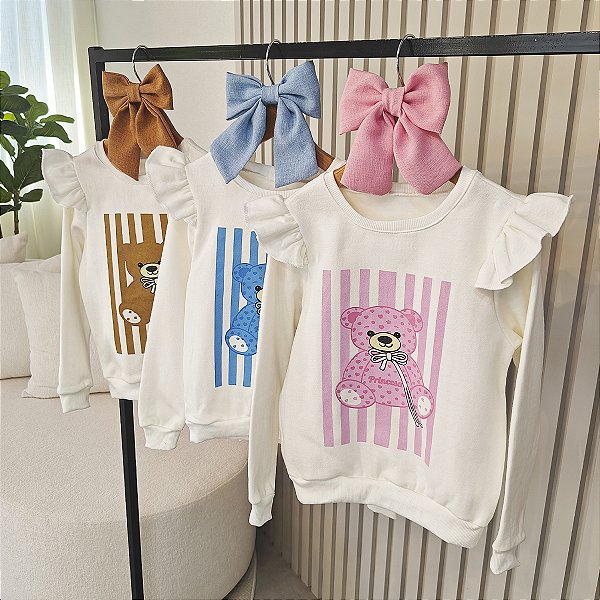 Blusa Moletom Princesa 04 ao 12