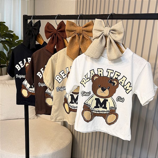 T-Shirt Bear Team Filha 04 ao 12