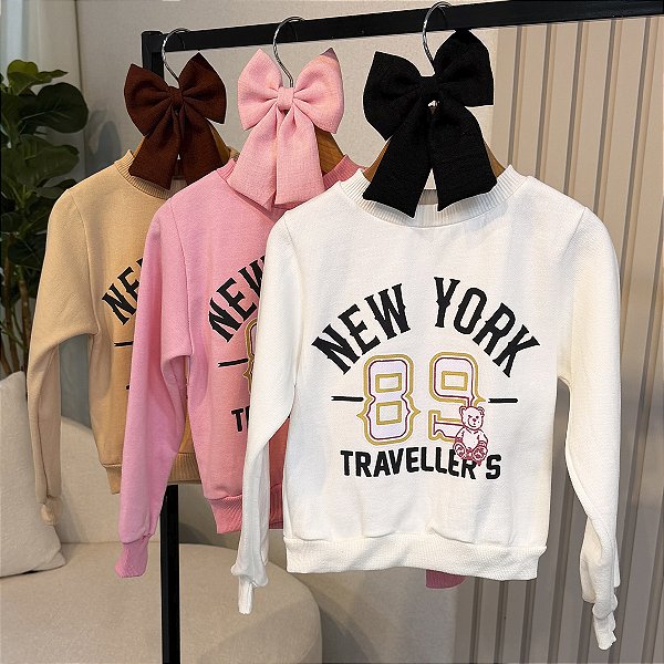 Blusa Moletom New York 04 ao 12