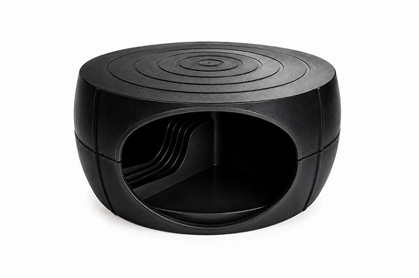 Suporte para Monitor Preto – Conforto Ergonômico e Organização para sua Mesa