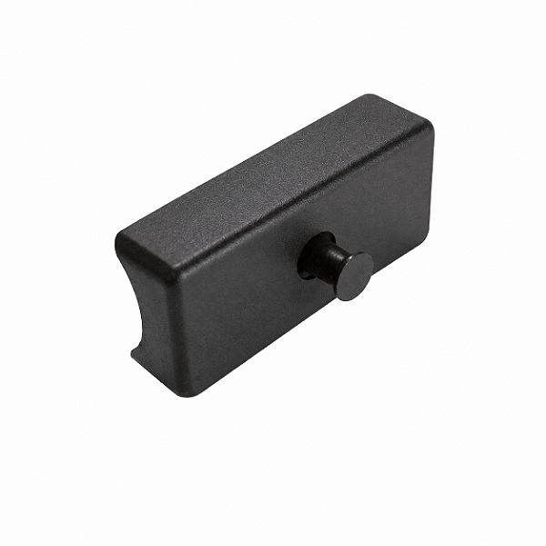 Sapata Meia Cana Reta 7/8” a 1” para Cadeira Tubular – Kit com 12 Unidades