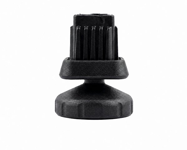 Sapata Articulada para Tubo 20x20mm Preta – Kit com 12 Unidades para Nivelamento de Estruturas