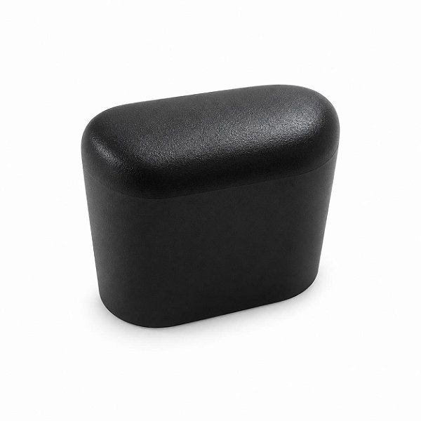 Ponteira Externa 16x30 mm Oblonga PRETO - KIT 100 und