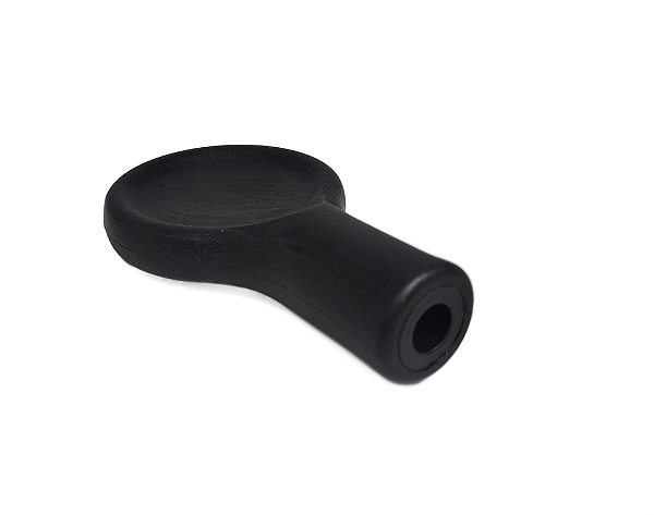 Puxador Flange 8mm Preto para Cadeira – Kit com 12 Unidades