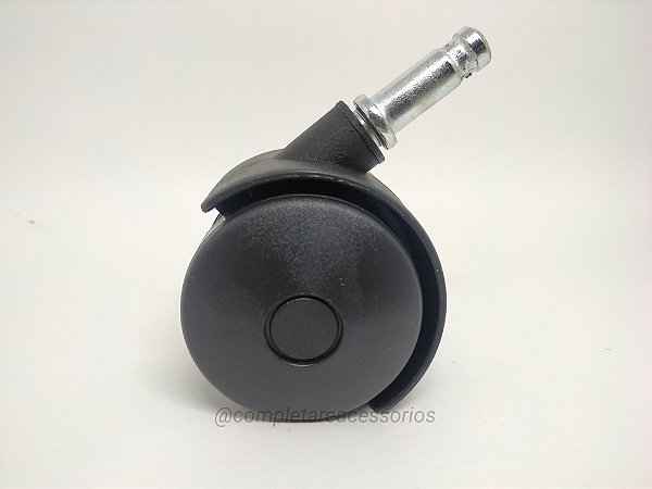 Rodízio para Cadeira Pino 10mm Preto – Kit com 5 Unidades para Substituição Prática e Econômica