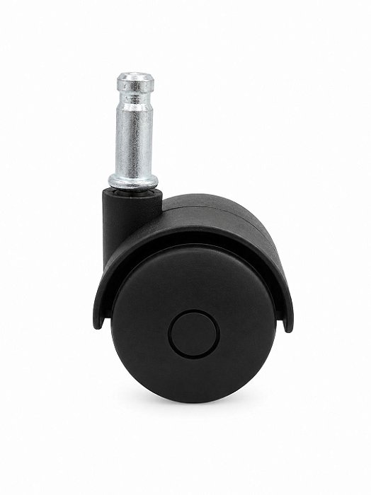 Rodízio para Cadeira Pino 10mm Preto – Kit com 5 Unidades para Substituição Prática e Econômica