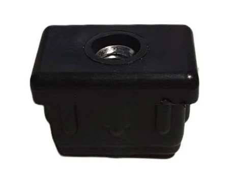 Bucha para Tubo 20x30 mm com rosca 1/4" Preto - KIT 12 unidades