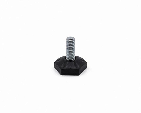 Sapata Niveladora Plástica 31mm – Rosca 3/8” x 1” | Kit com 100 Unidades