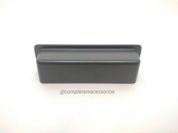 Puxador Éden Concha 96mm Grafite – Modernidade com Estilo Clássico