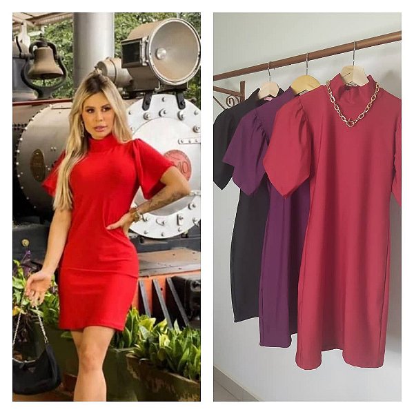 Vestido Tubinho Curto