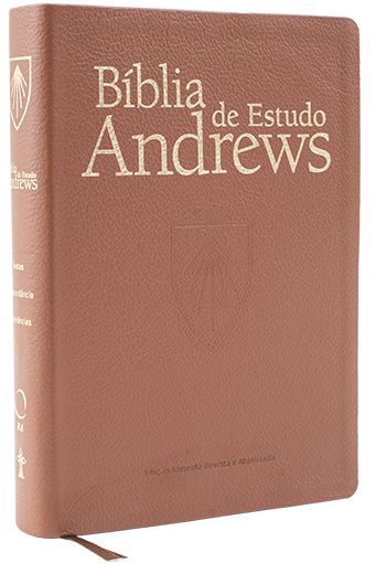 Bíblia de Estudo Andrews - Marrom (Luxo - Capa Couro) #