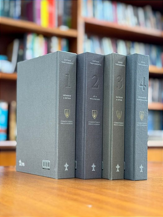 Coleção: Comentário Bíblico Andrews (Gênesis a Apocalipse) | 4 Volumes (Capa Dura)