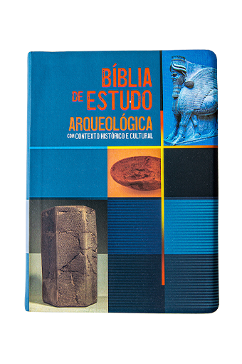 Bíblia de Estudo Arqueológica (Capa P.U. Azul)