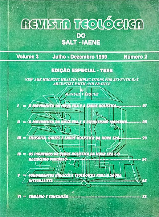 *Parousia SALT IAENE - Saúde, Nova Era e Espiritismo