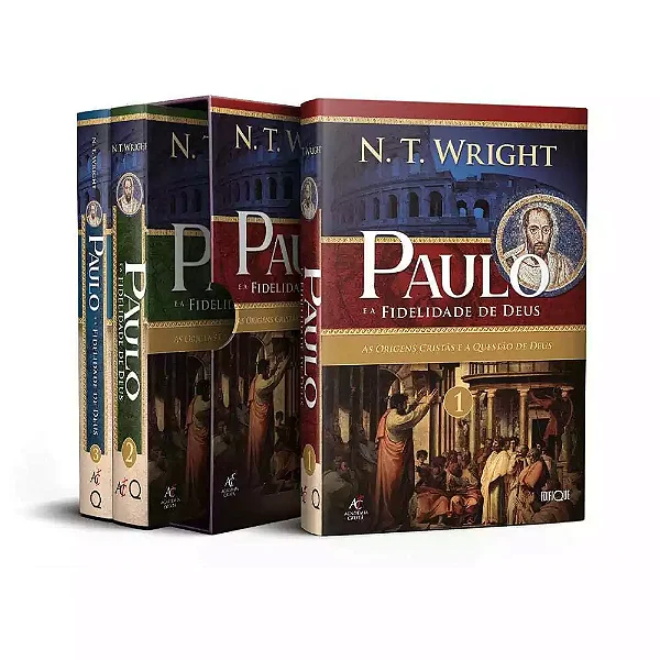 Box: Paulo e a Fidelidade de Deus (N. T. Wright) | 3 Volumes - Capa Dura
