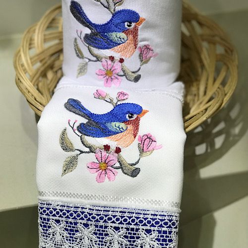 KIT LAVABO-PÁSSARO AZUL