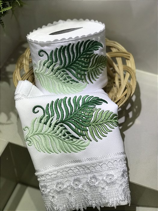 KIT LAVABO-TRIO DE FOLHAS