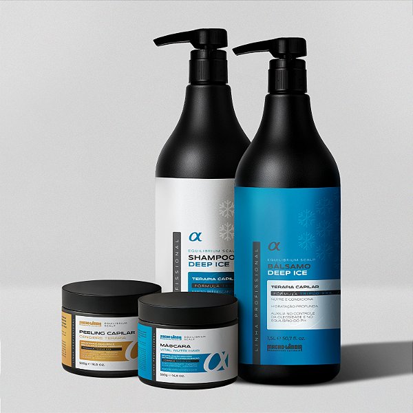 Kit Protocolo Equilíbrio Vital – Detox, Nutrição e Força para os Cabelos Macho-Lãndia