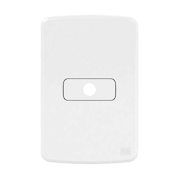 PLACA+SUP 4X2" COMPOSÉ+1 MOD SAIDA FIO BRANCO  WEG