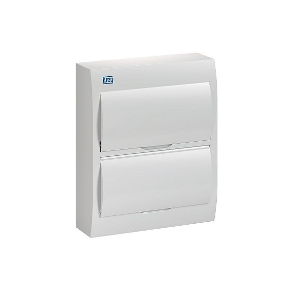 Quadro de Distribuição para 24 Disjuntores de Sobrepor Branco WEG