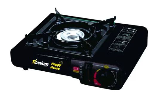 FOGAO PORTATIL/GAS ACEND AUTOMATICO TITANIUM