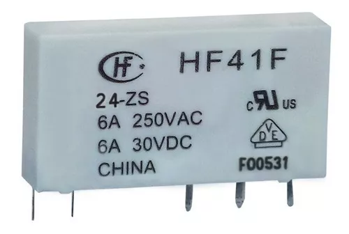 RELE ACOPLADOR FINO HF41F 60V 220V SOMENTE RELE