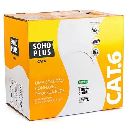 CABO LAN REDE SOHOPLUS CAT6 FURUKAWA AZ (POR METRO)