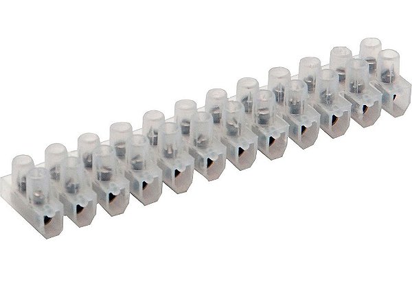 CONECTOR EM BARRA 25/35MM 100A COM 12 BORNES BRASFORT