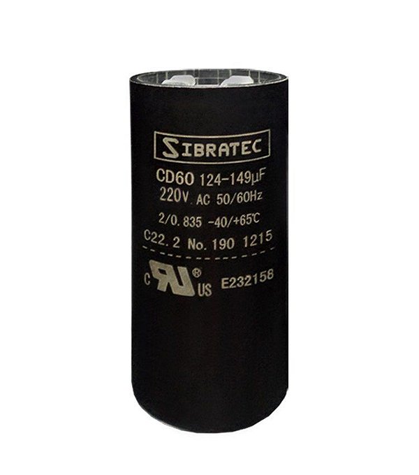 Capacitor Eletrolítico de Partida 220V 108 - 130UF SIBRATEC 8504