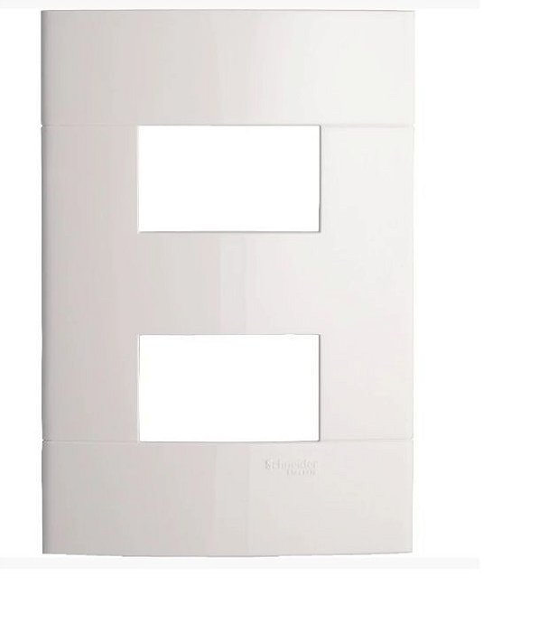 PLACA 4X2 2 POSTOS SEPARADO C/ SUPORTE SLEEK MARGIRIUS