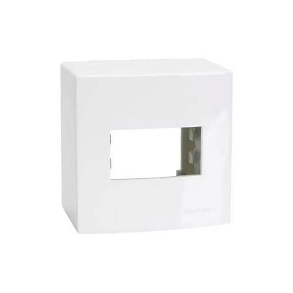 CAIXA SISTEMA X SOBREPOR 75X75 1POSTO SLEEK - MARGIRIUS