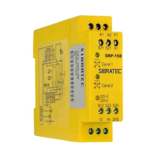 RELE DE SEGURANCA SRP-158 24VCC BI MANUA