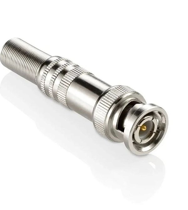 Conector Bnc Com Mola Parafuso