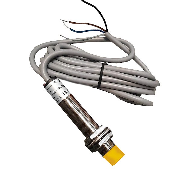 Sensor Indutivo  Cabo LM12-3004NC Não Faceado NPN 4 Fios 6261