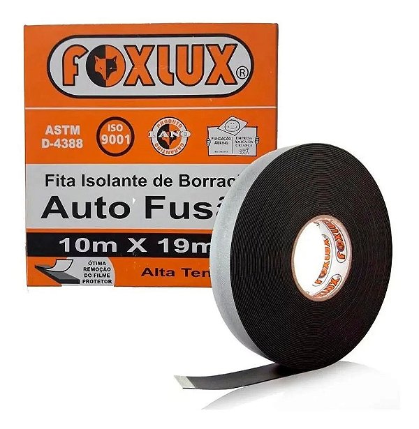 Fita Isolante Auto Fusão 19MMX2M FOXLUX