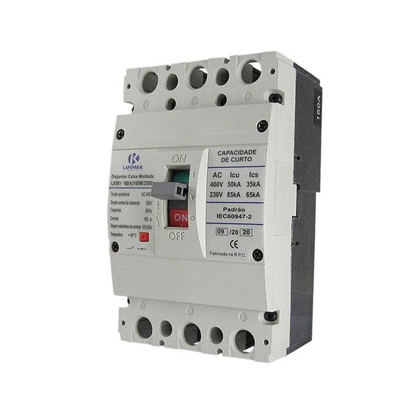 DISJUNTOR CAIXA MOLDADA LKM 160A LUKMA