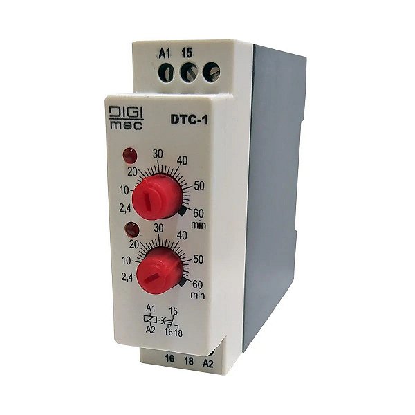 RELE TEMPORIZADOR 60 MIN 220V DIGIMEC