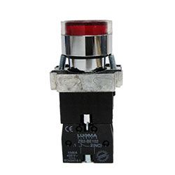 BOTAO PULSADOR METAL LK2 BW3462 LUMINOSO 220V VM 1NF LUKMA