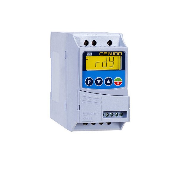 INVERSOR FREQ 0,5CV ENTRADA MONO 220V CFW100B02P6S22OG2 WEG