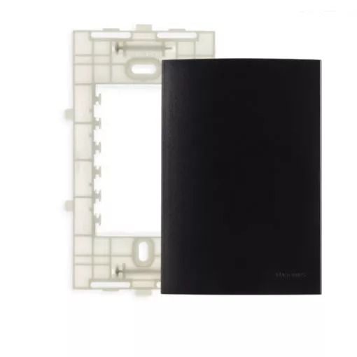 PLACA 4X2 CEGA C/SUPORTE EBONY CLEAN MARGIRIUS