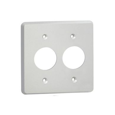 Kit com 5 x Placa 4x4 Iriel com 2 posições circulares
