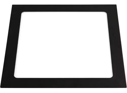 PAINEL EMBUTIR SLIM LED QUADRADO PRETO 24W 6500K  LLUM