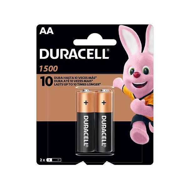 PILHA AA PEQUENA  MN1500 DURACELL C/2