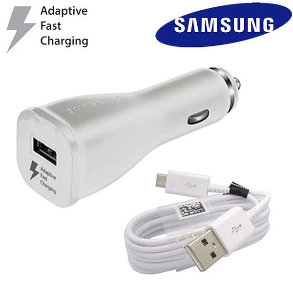 CARREGADOR VEICULAR 2 USB - COM CABO V8