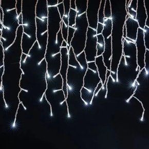 CASCATA 200 LEDS BRANCO QUENTE EXTERNO