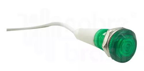 SINALEIRO OLHO DE BOI VERDE 110V LUKMA